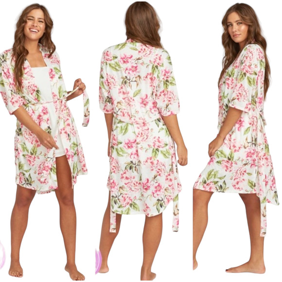 Show Me Your Mumu Brie Garden of Blooms Floral Robe - One Size - Picture 10 of 10